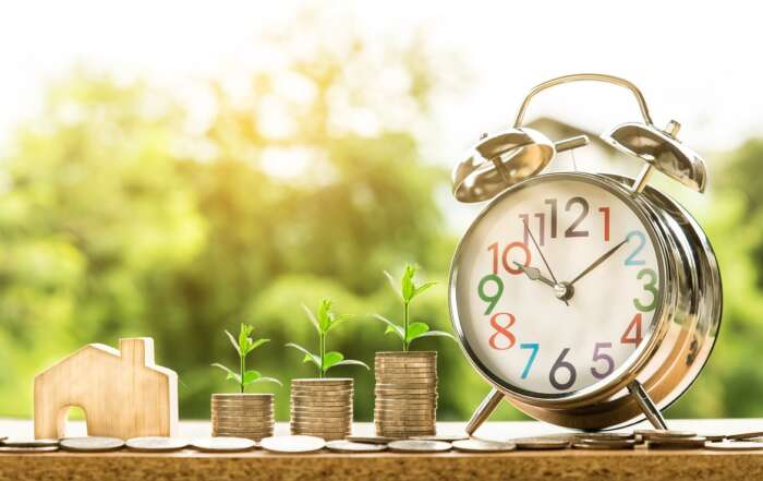 He Won't Marry Her Until Her Finances are in Order finances house clock