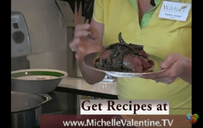 Chateaubriand Steak with Portabella Mushrooms and Wine Brandy Sauce recipe