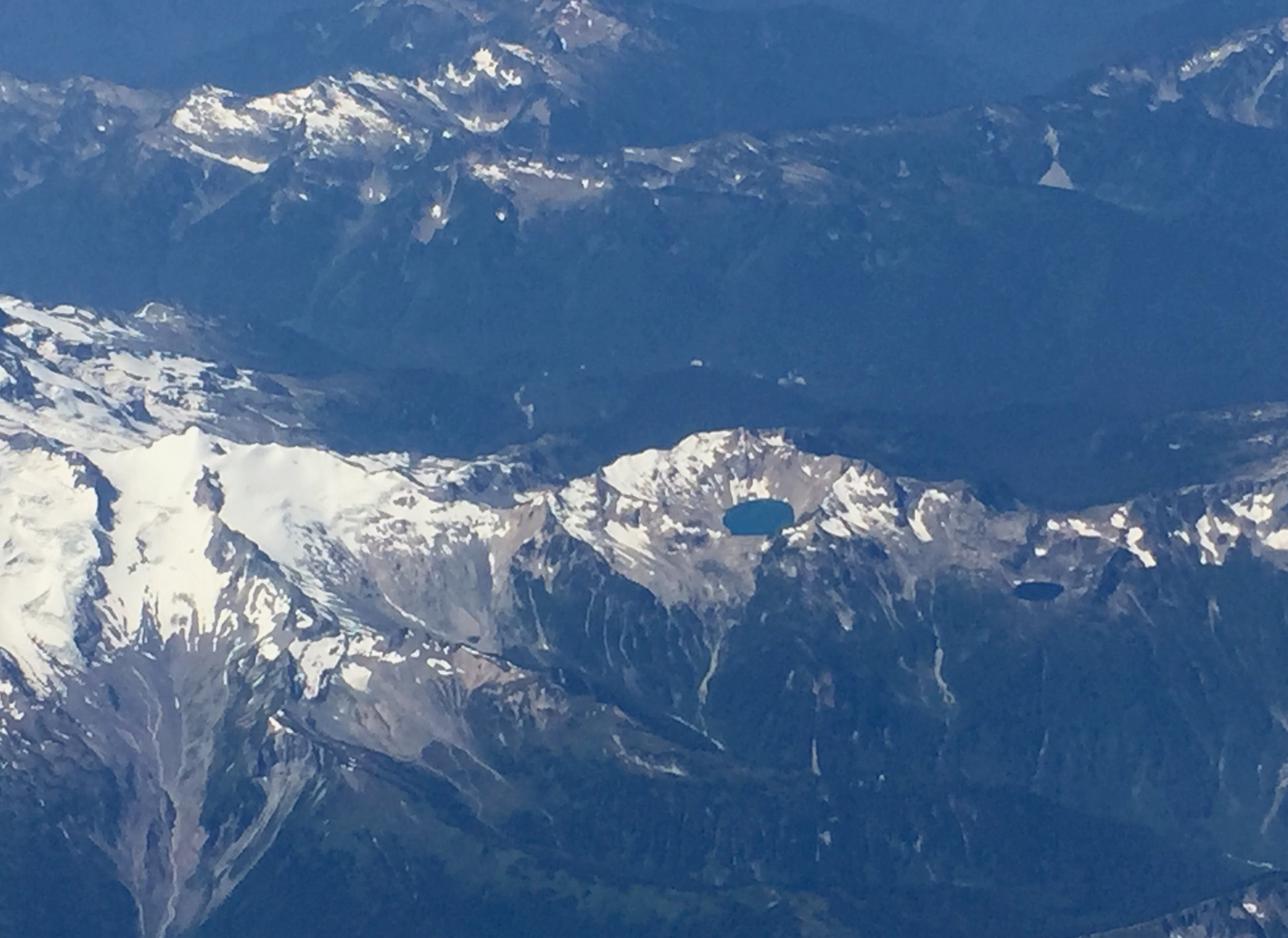 Mount Rainier Aerial View 