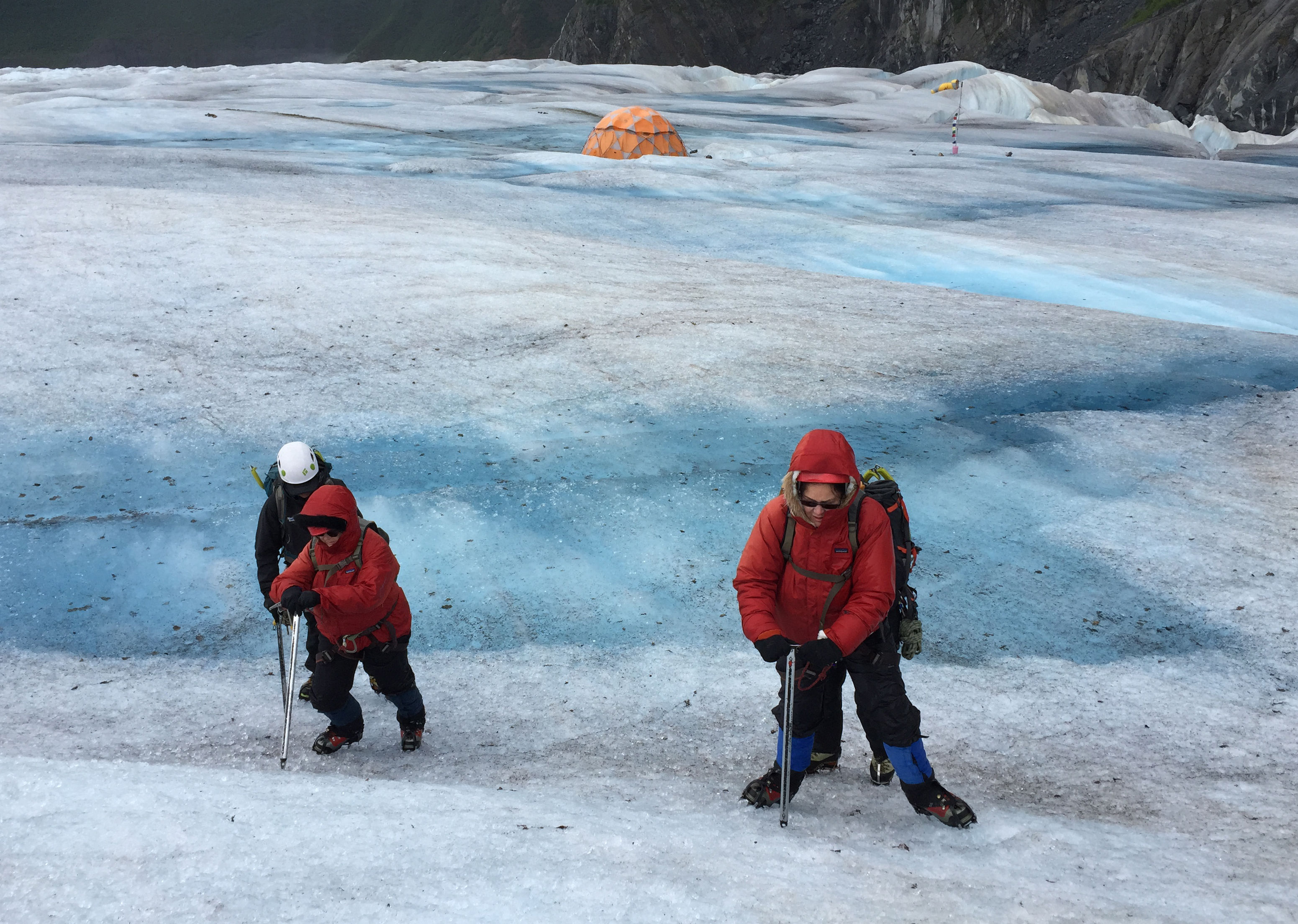 ice climbing in Alaska