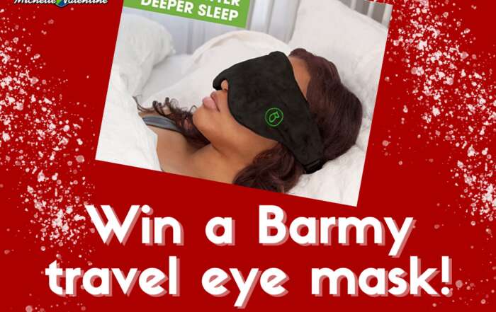 Enter for a Chance to Win a Barmy Travel Eye Mask! Win Barmy travel eye mask