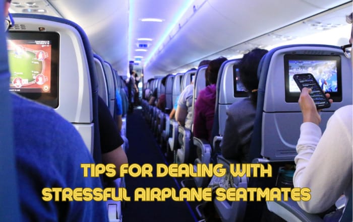 Tips for Dealing with Stressful Airplane Seatmates Tips Stressful Airplane Seatmates