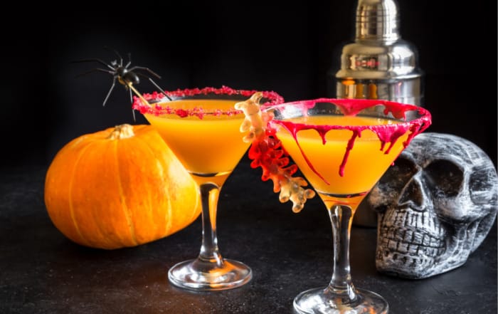 Spooktacular Florida Orange Halloween Martini Recipe halloween orange martini