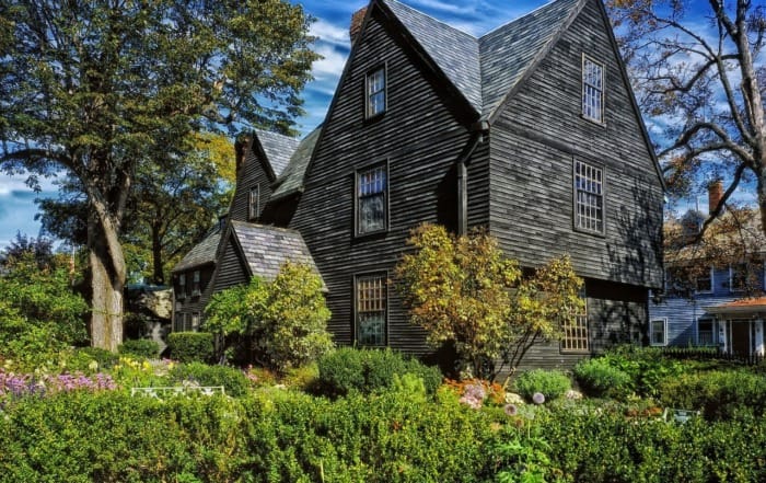 Trick-or-Treating: Unveiling America's Halloween Tradition in Salem, Massachusetts house seven gables salem