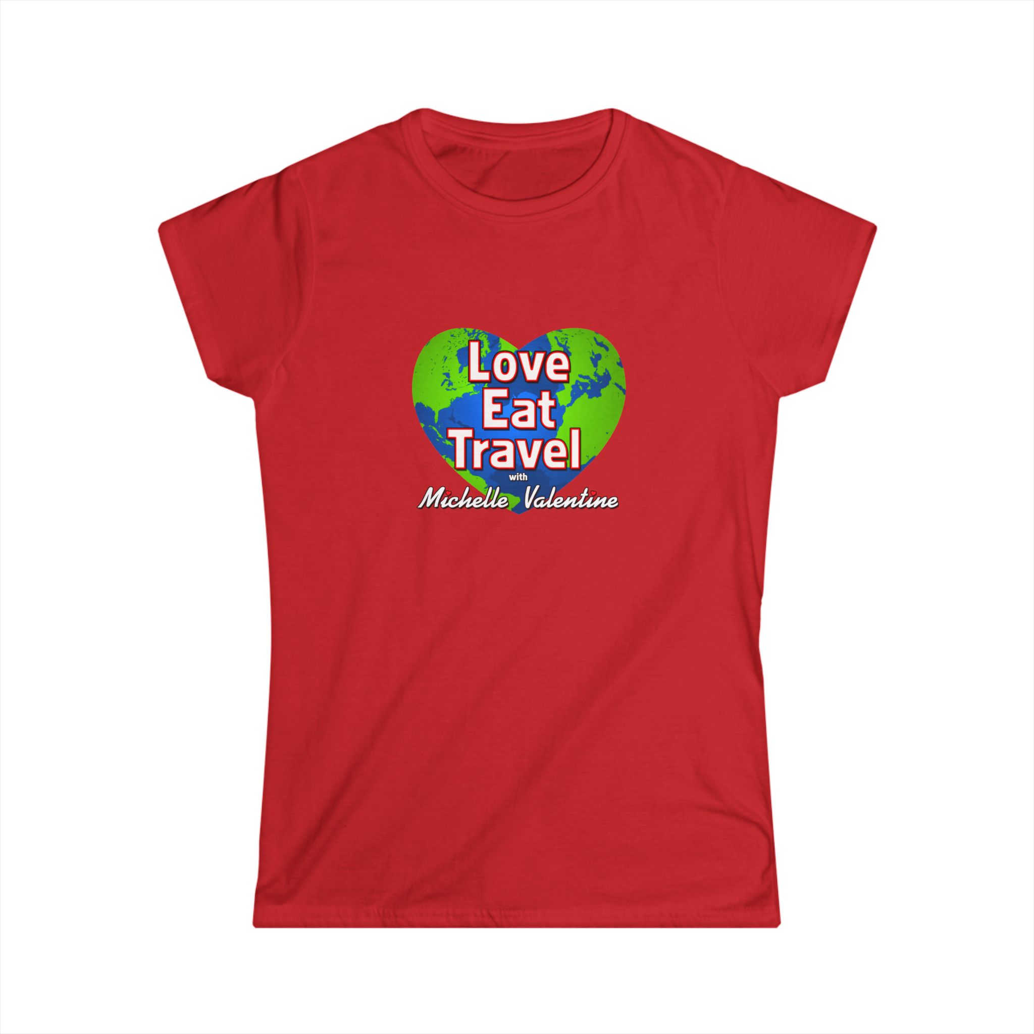 Love Eat Travel T-shirt (dark blue) - Image 13