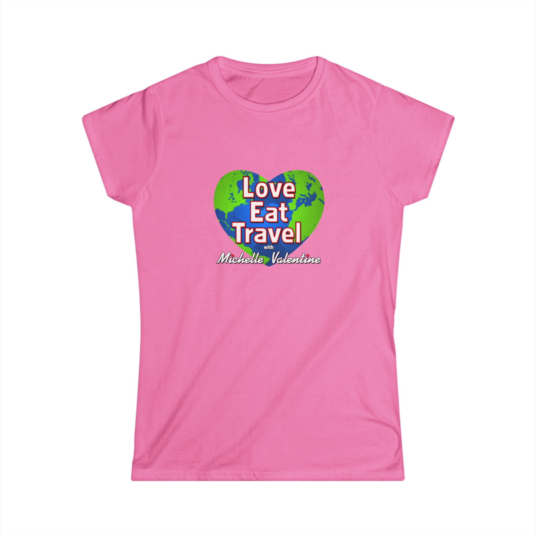 Love Eat Travel T-shirt (dark blue) - Image 11