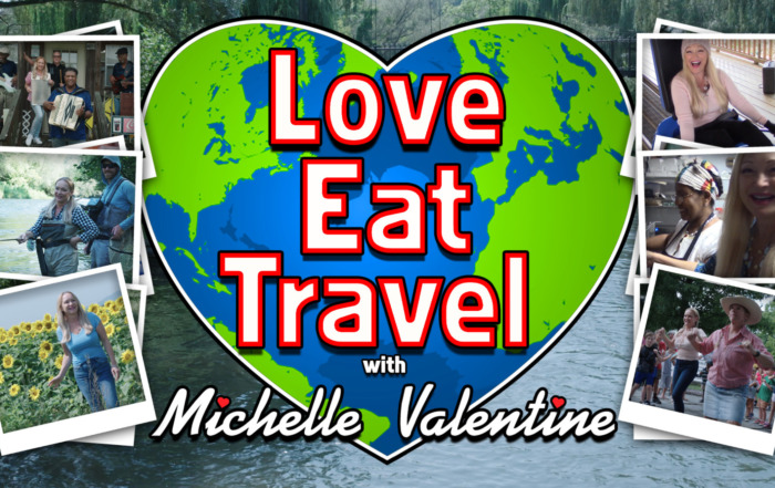 Season 2 of 'Love Eat Travel with Michelle Valentine' Seeks Unique Destinations love eat travel LOGO OUTLINE FIXED 1920x1080