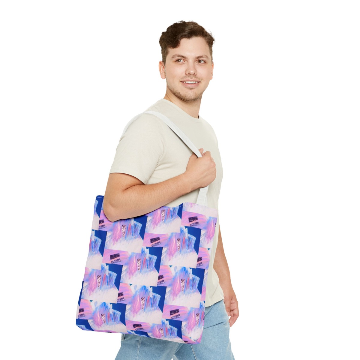 Michelle Valentine "Bryan" Original Artwork Tote Bag - Image 15