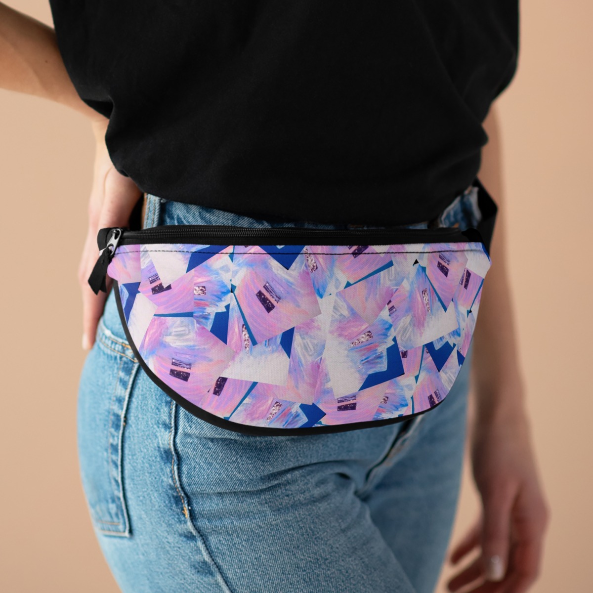 Michelle Valentine "Bryan" Original Artwork Fanny Pack (pink) - Image 5