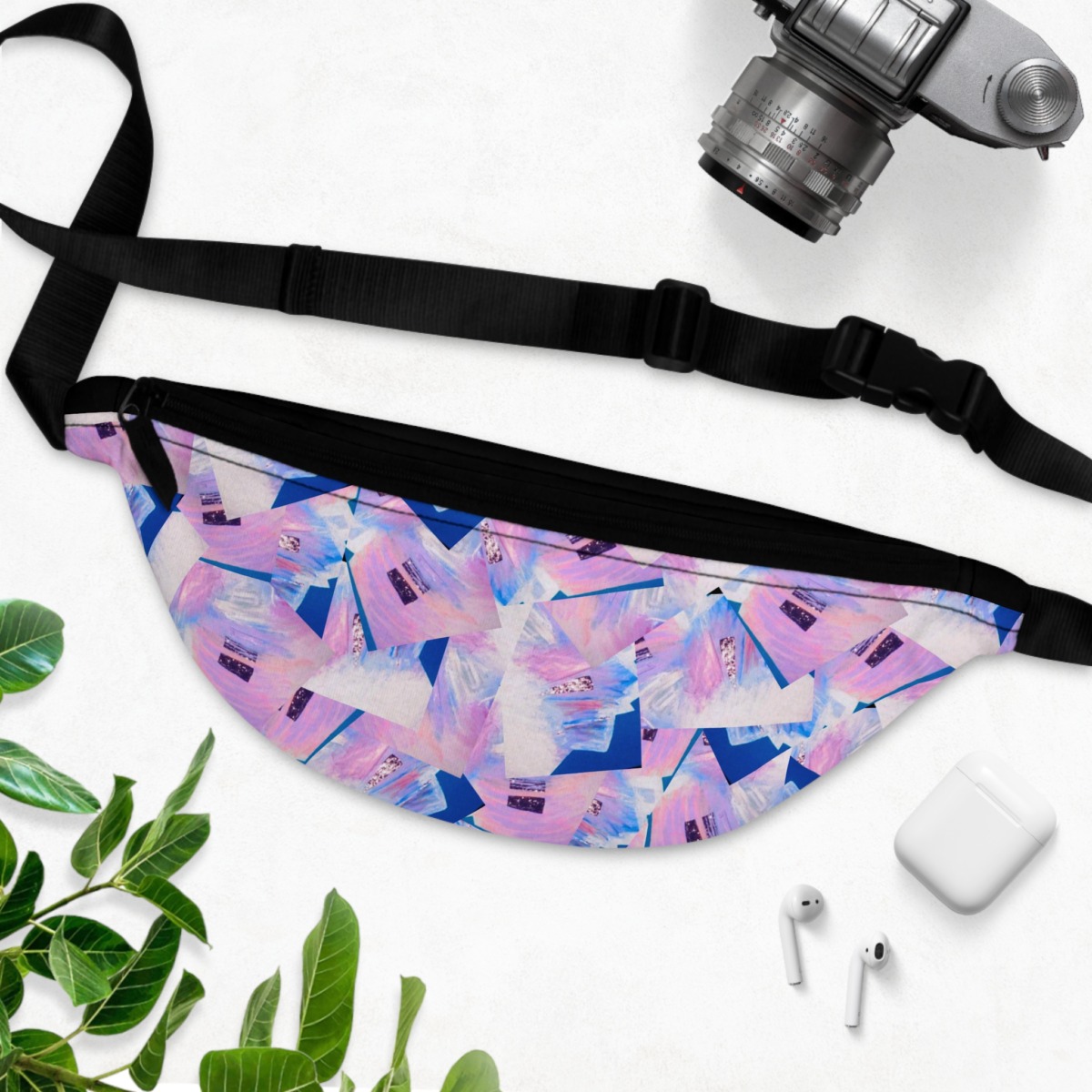 Michelle Valentine "Bryan" Original Artwork Fanny Pack (pink) - Image 3