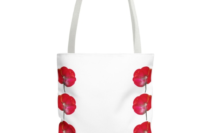 Michelle Valentine "Opera Poppy" Original Artwork Tote Bag 15174035302596708354_2048.jpeg