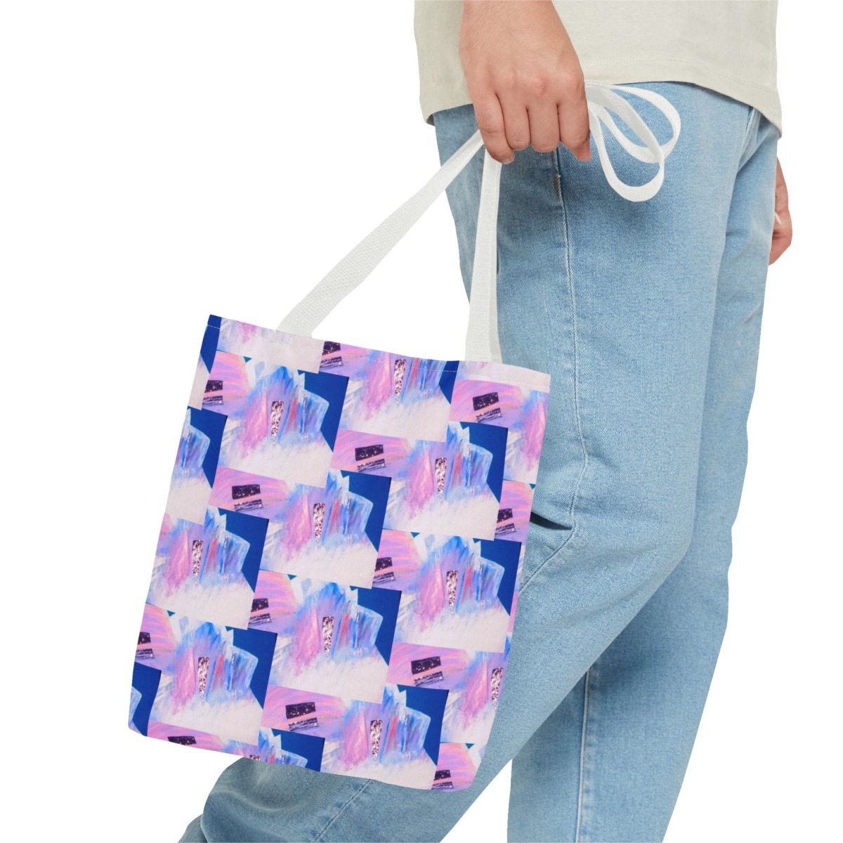 Michelle Valentine "Bryan" Original Artwork Tote Bag - Image 3