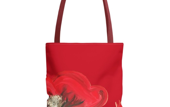 "Tears of Poppy" Tote Bag (red) 16731884254875835245_2048.jpeg