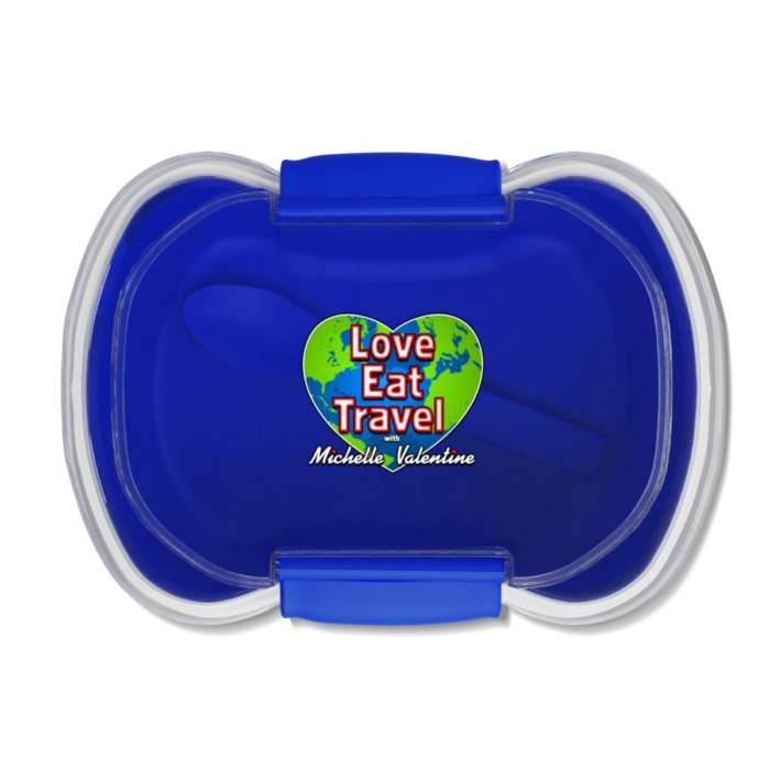 Love Eat Travel with Michelle Valentine Two-tier Lunch Bento Box - Image 3