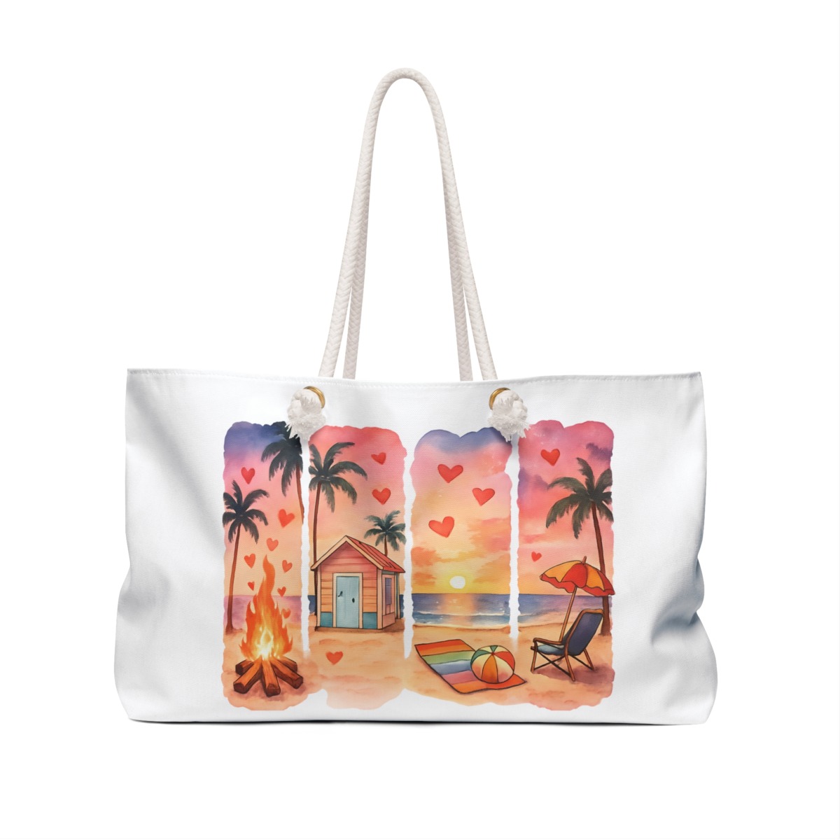 Michelle Valentine "Beach Love" Cruise Tote Bag - Image 3