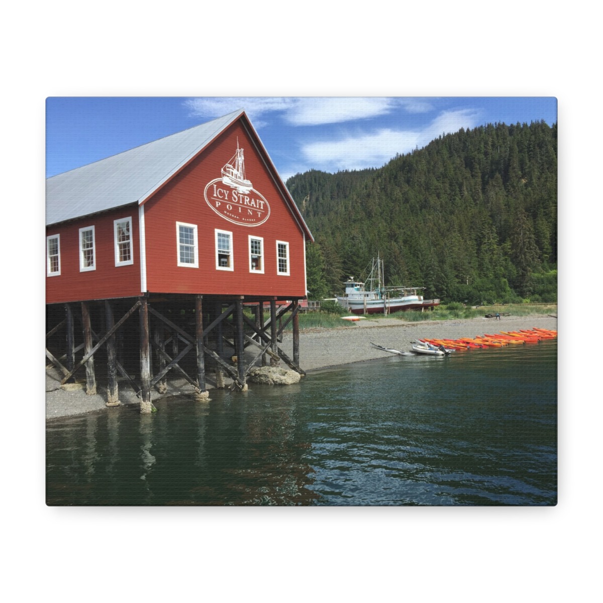 “Icy Strait Point” Original Photography Canvas Print by Michelle Valentine - Image 2