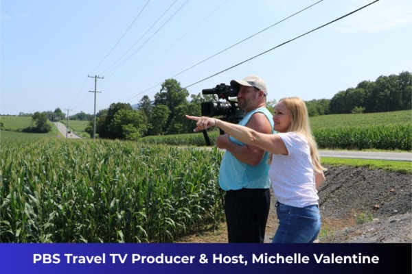 PBS travel TV host producer Michelle Valentine