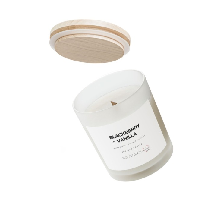 Michelle Valentine – Blackberry Vanilla Candle (11 oz.) - Image 8