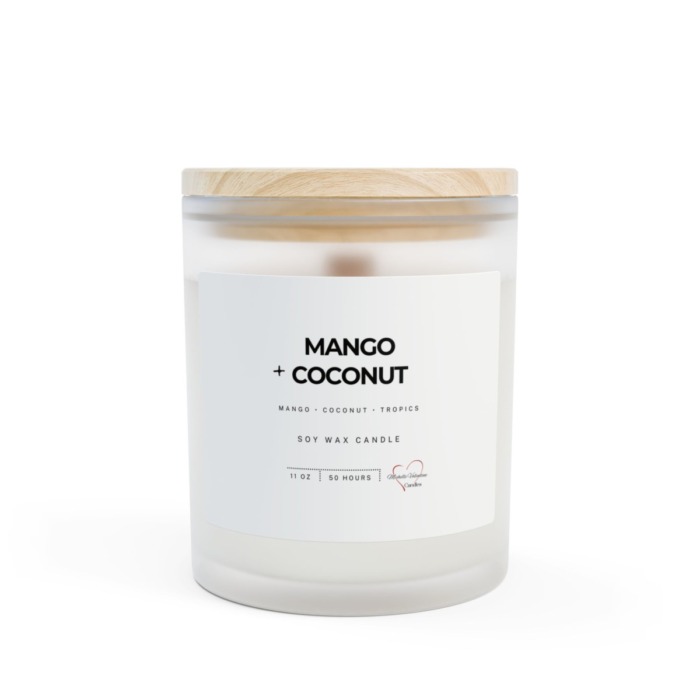 Michelle Valentine – Mango Coconut Candle (11 oz.)