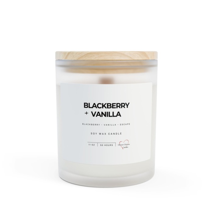 Michelle Valentine – Blackberry Vanilla Candle (11 oz.)