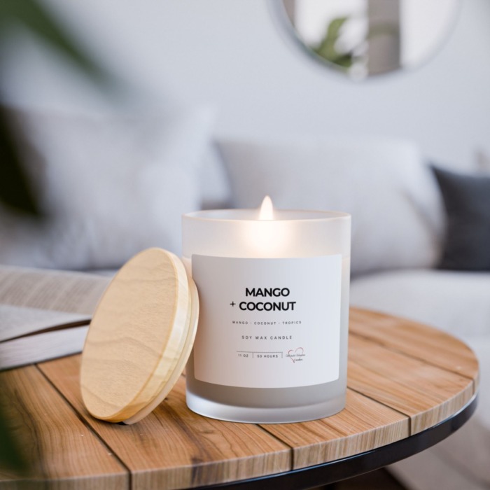 Michelle Valentine – Mango Coconut Candle (11 oz.) - Image 7