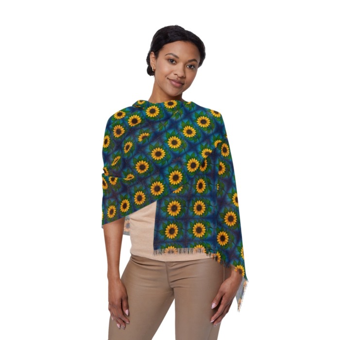 Michelle Valentine "Glass Sunflower" Scarf - Image 5