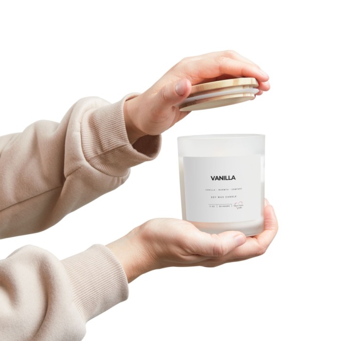 Michelle Valentine – Vanilla Candle (11 oz.) - Image 9
