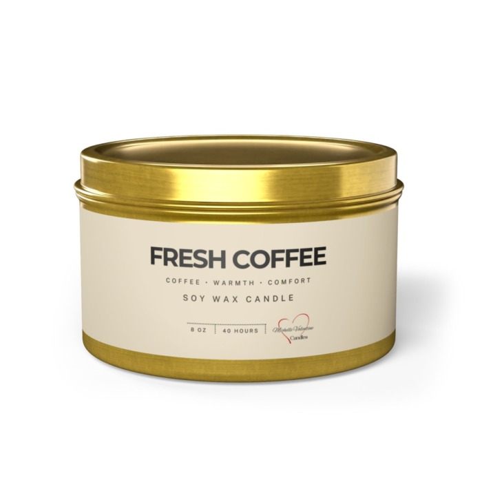Michelle Valentine – Fresh Coffee Soy Candle (8 oz.)