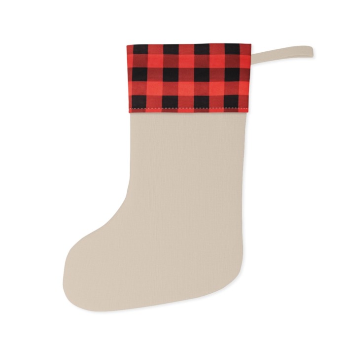 Love Eat Travel Christmas Stocking – with Globe Heart Logo - Image 2