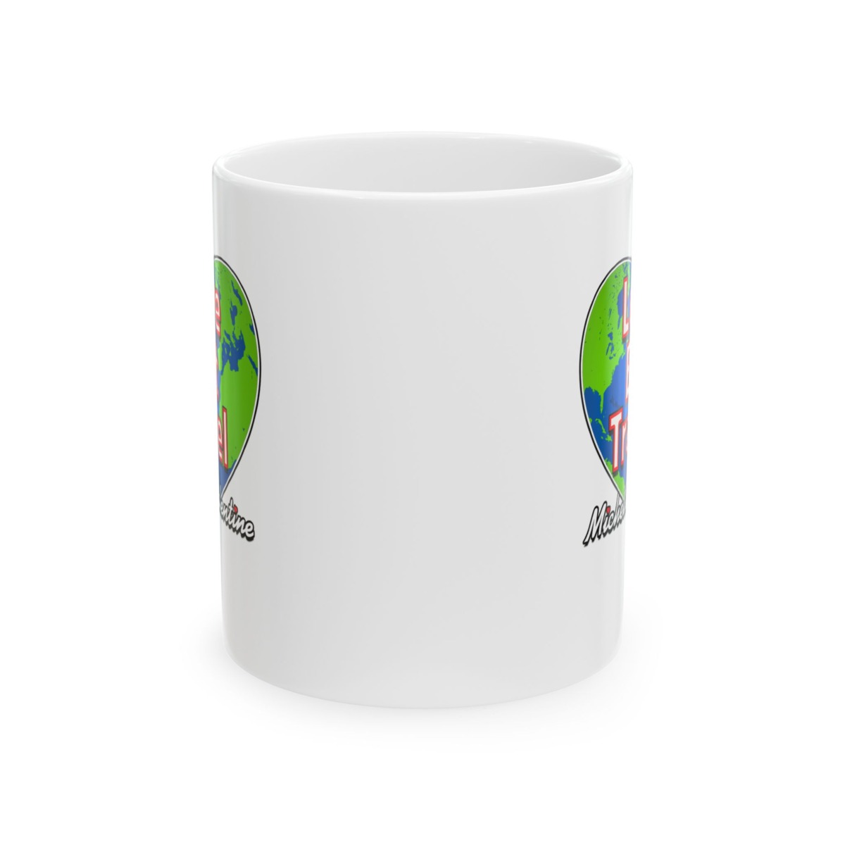 Love Eat Travel with Michelle Valentine Mug - Image 2