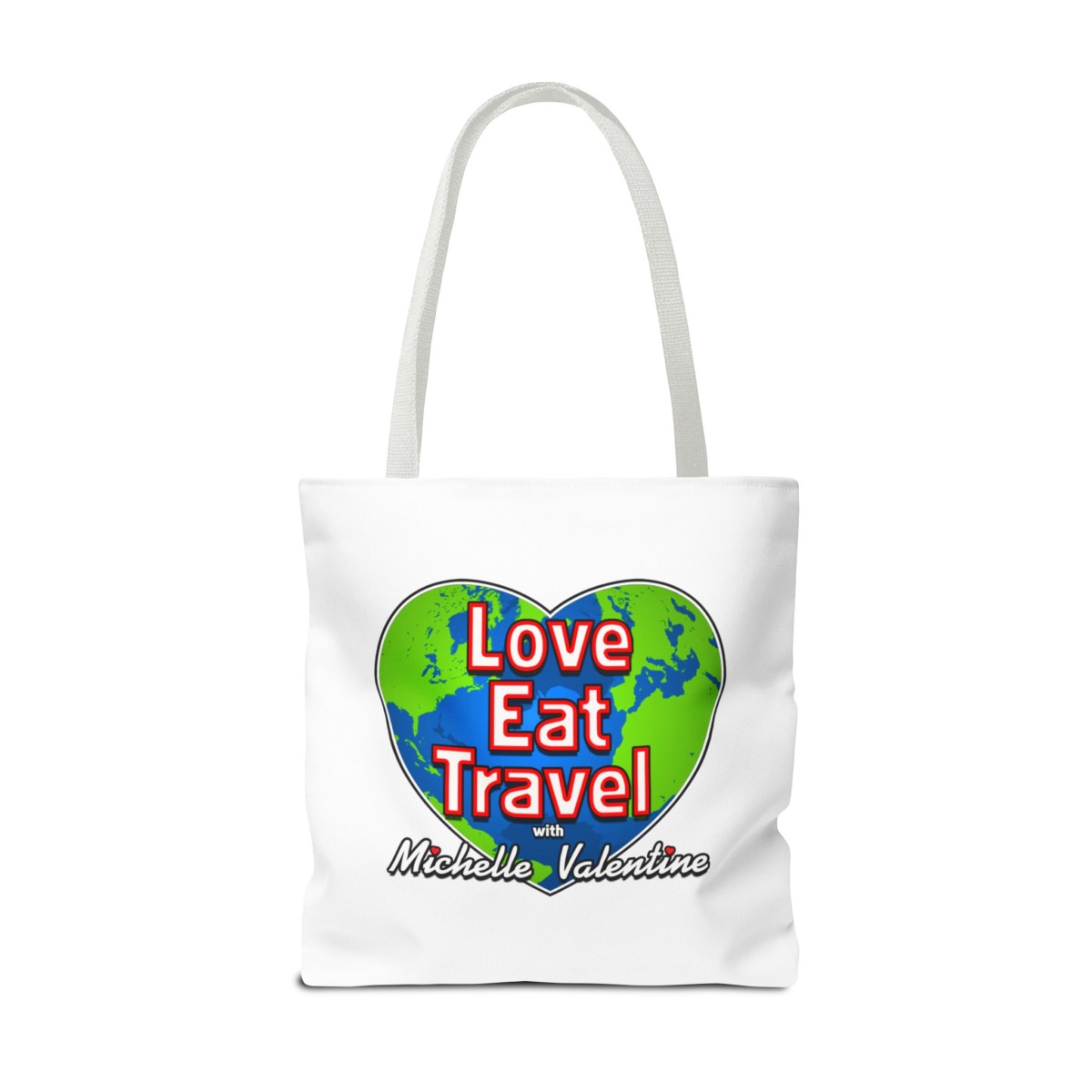 Love Eat Travel with Michelle Valentine Tote Bag - Image 18