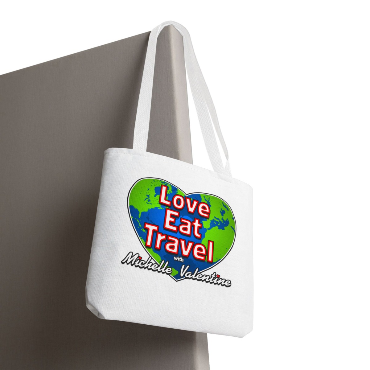 Love Eat Travel with Michelle Valentine Tote Bag - Image 8