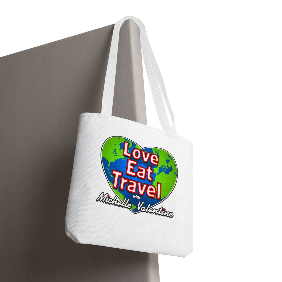 Love Eat Travel with Michelle Valentine Tote Bag - Image 16