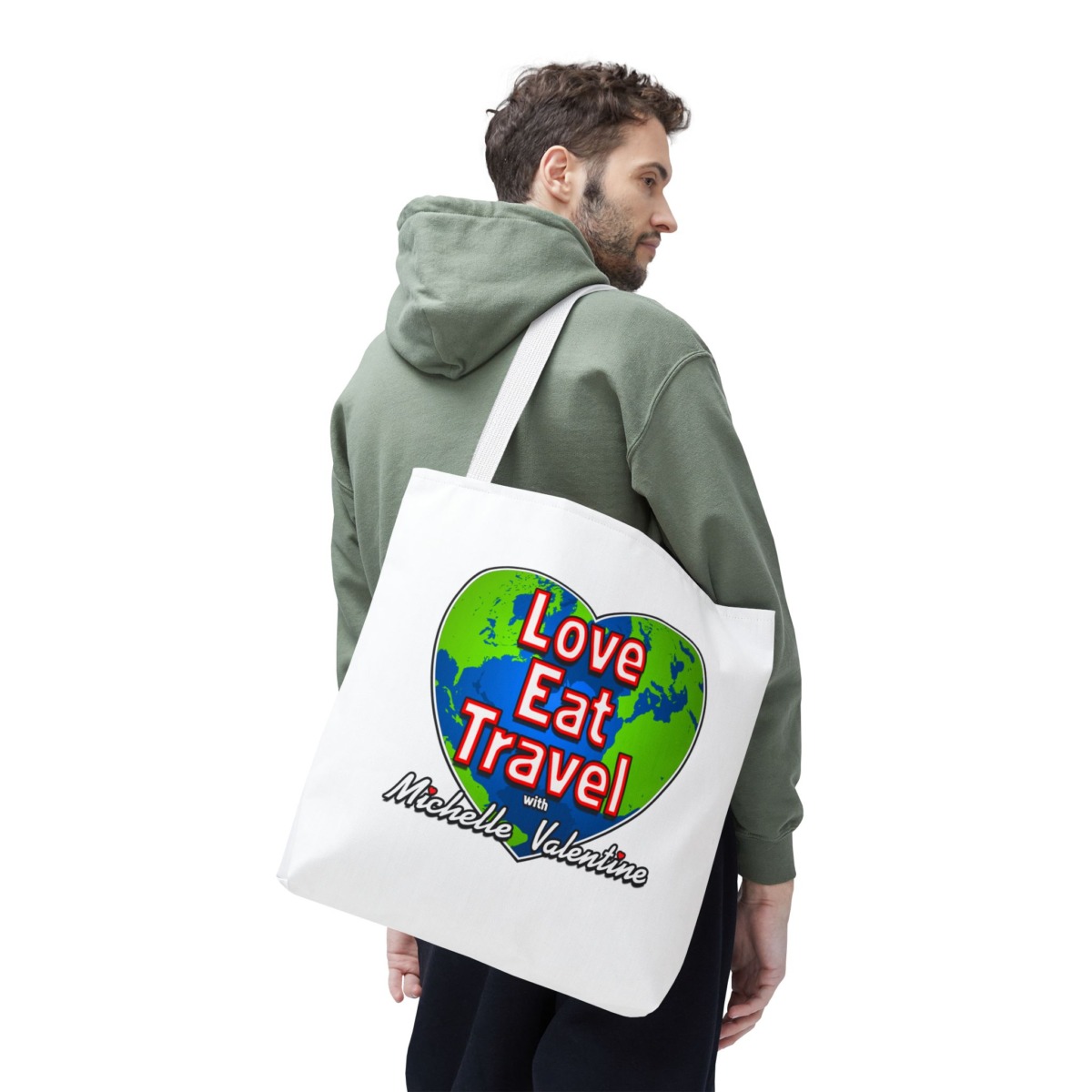 Love Eat Travel with Michelle Valentine Tote Bag - Image 22