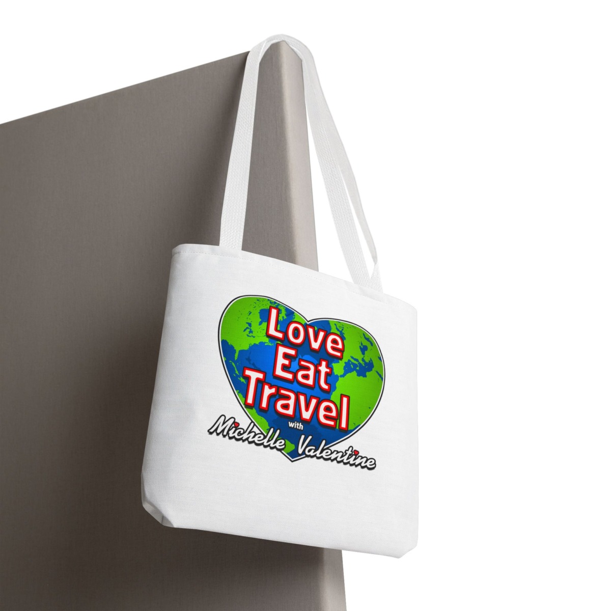 Love Eat Travel with Michelle Valentine Tote Bag - Image 24