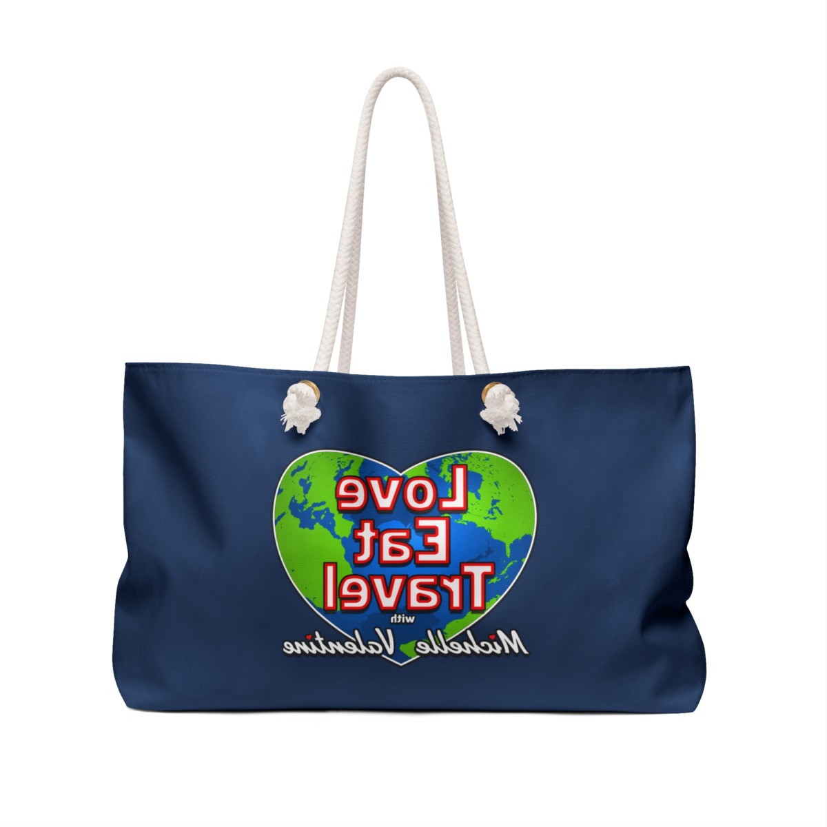Love Eat Travel Signature Weekender Bag - Image 2