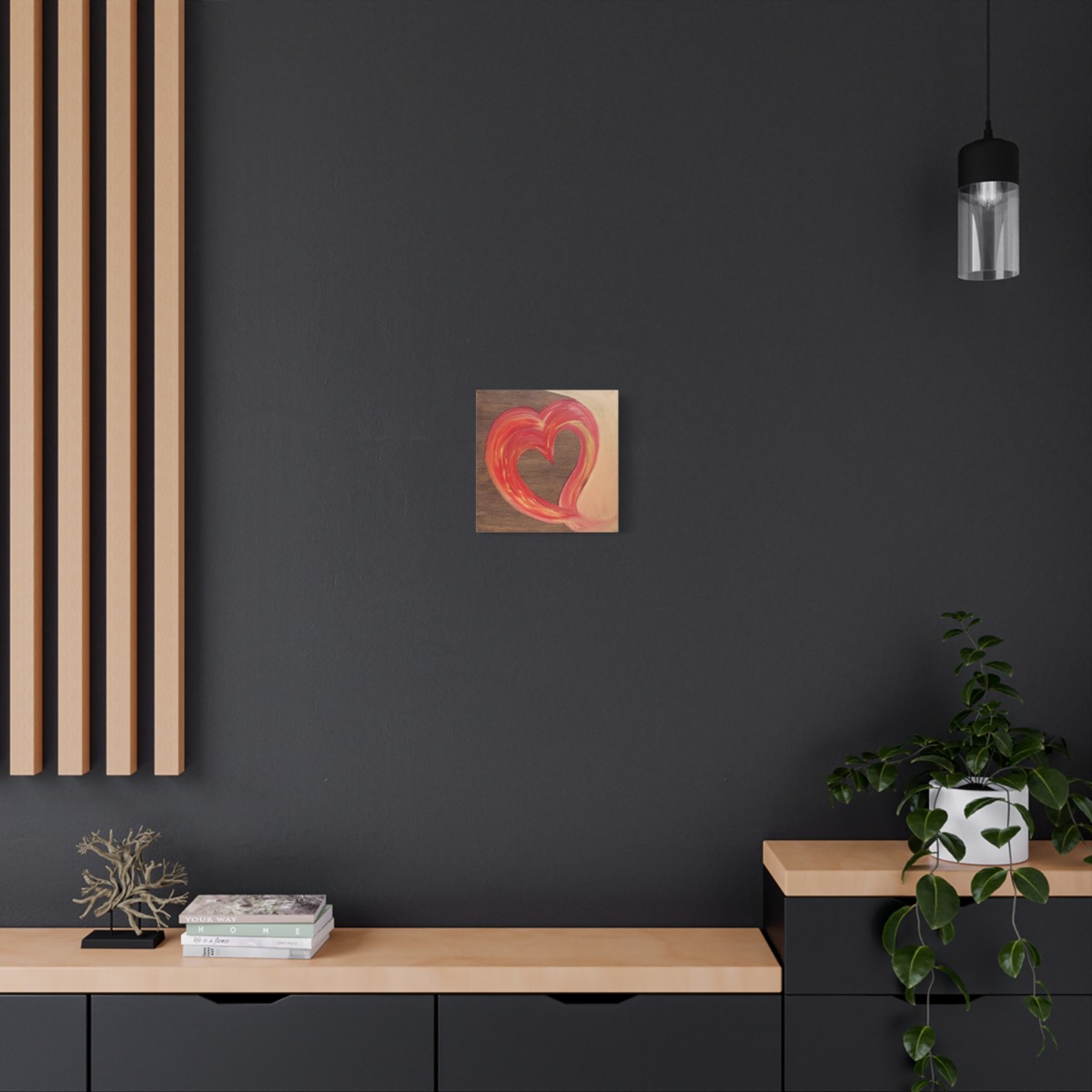 "Wooden Heart" by Michelle Valentine - Canvas Print - Image 4