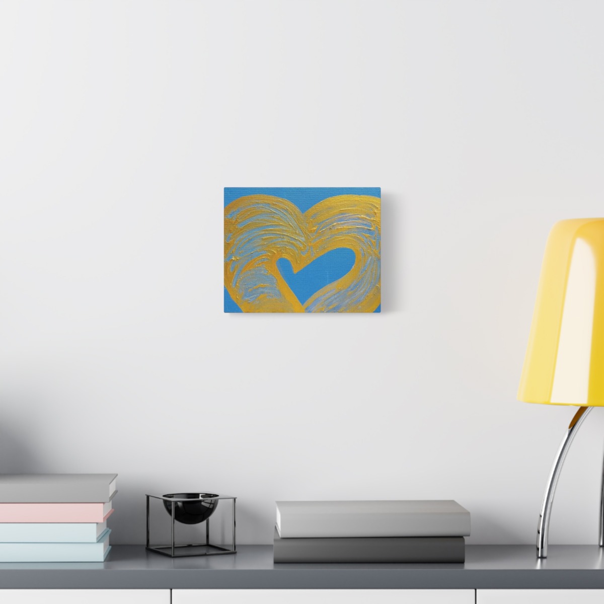 "Gold Heart" by Michelle Valentine - Canvas Print - Image 3