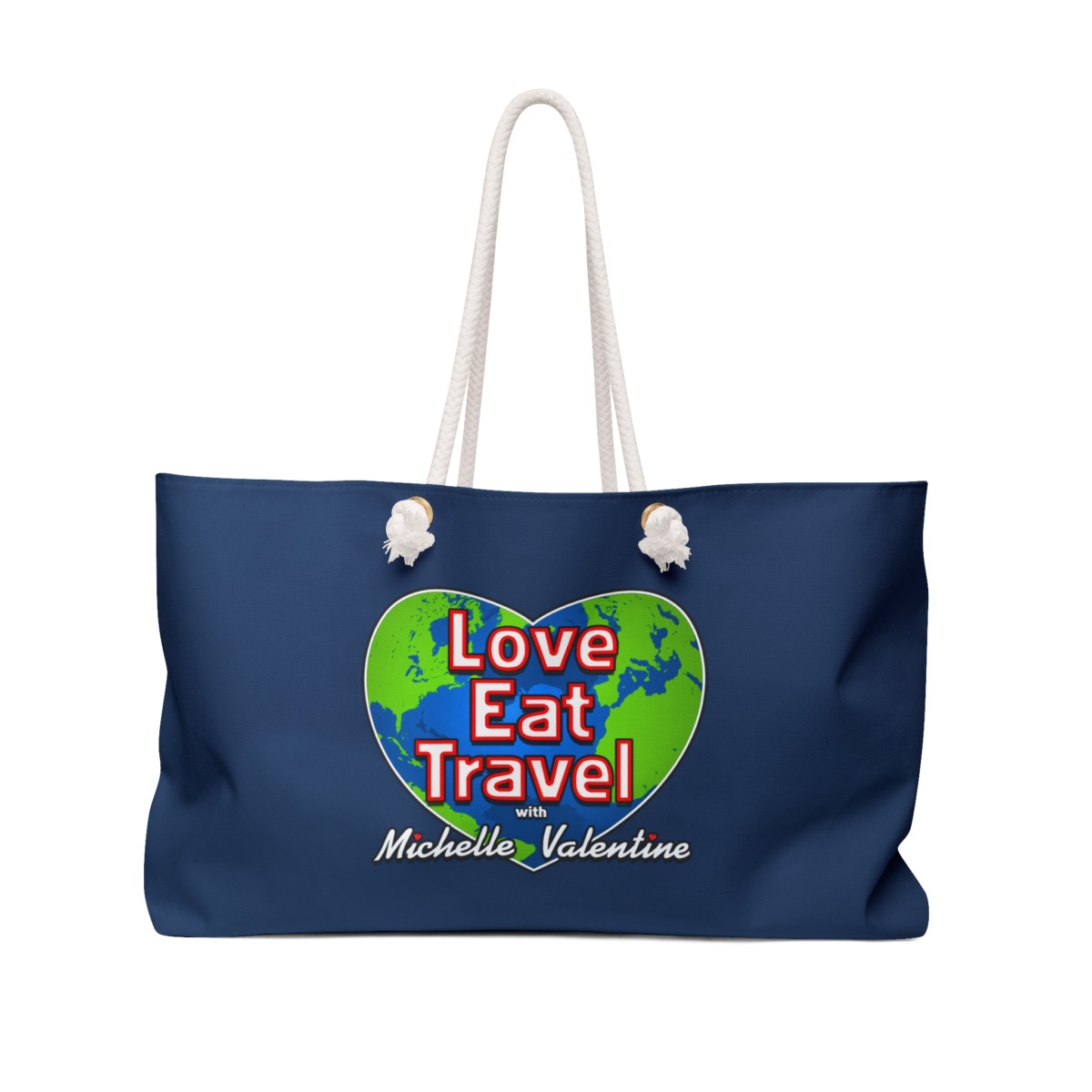 Love Eat Travel Signature Weekender Bag