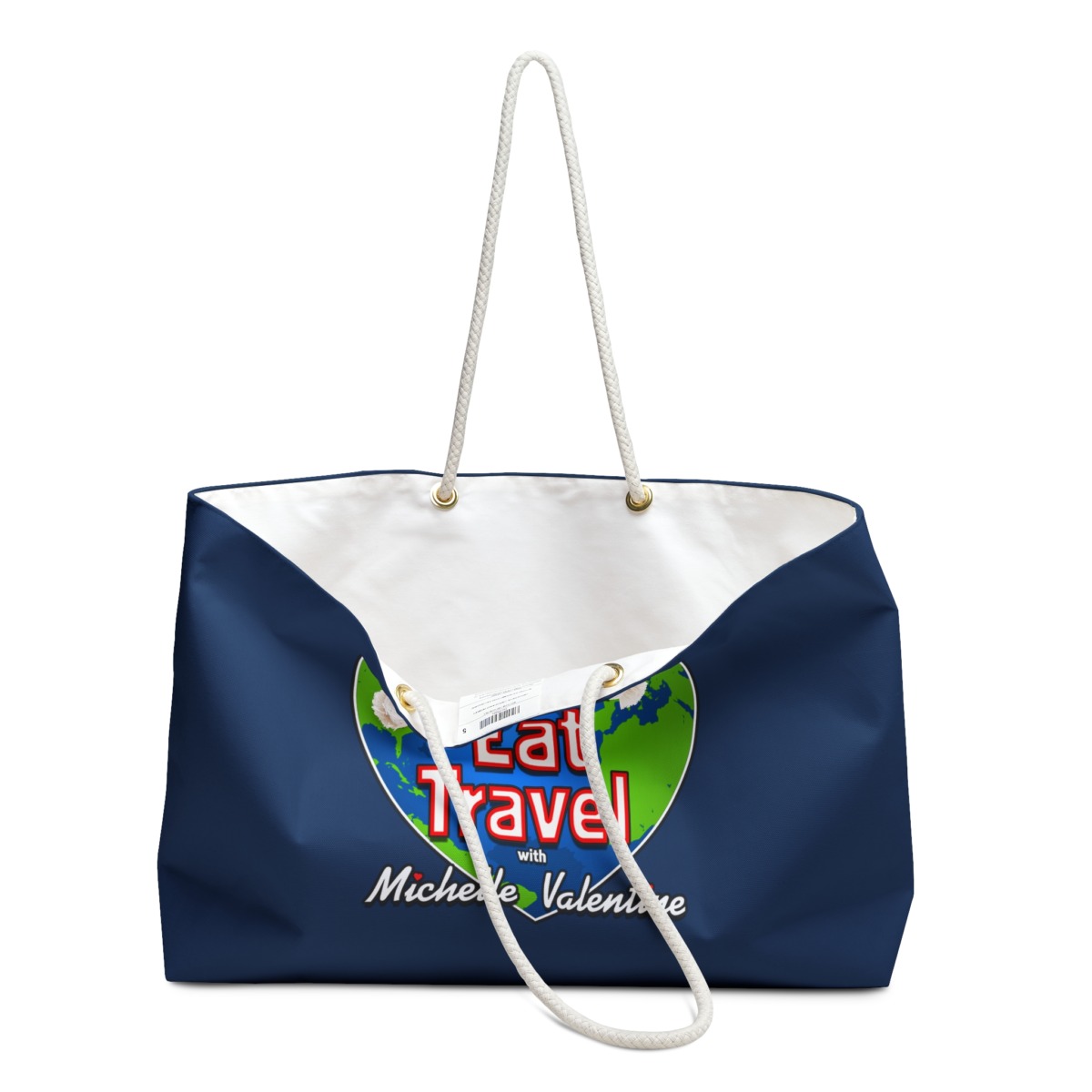 Love Eat Travel Signature Weekender Bag - Image 4