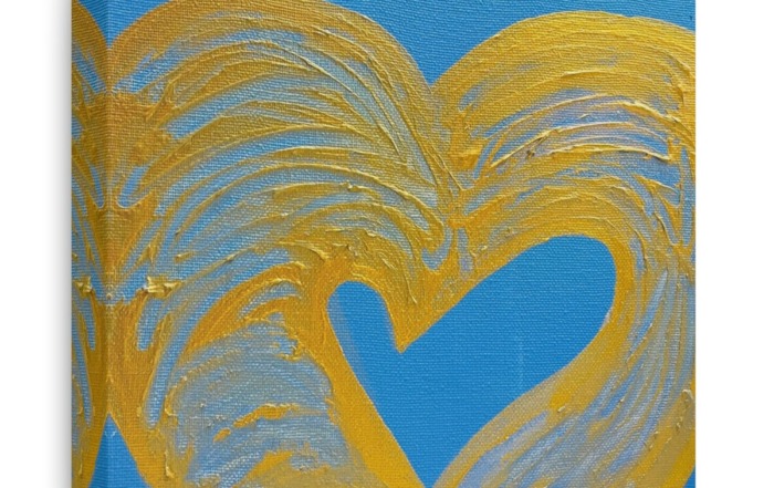 "Gold Heart" by Michelle Valentine - Canvas Print 18378494926356529398_2048.jpeg