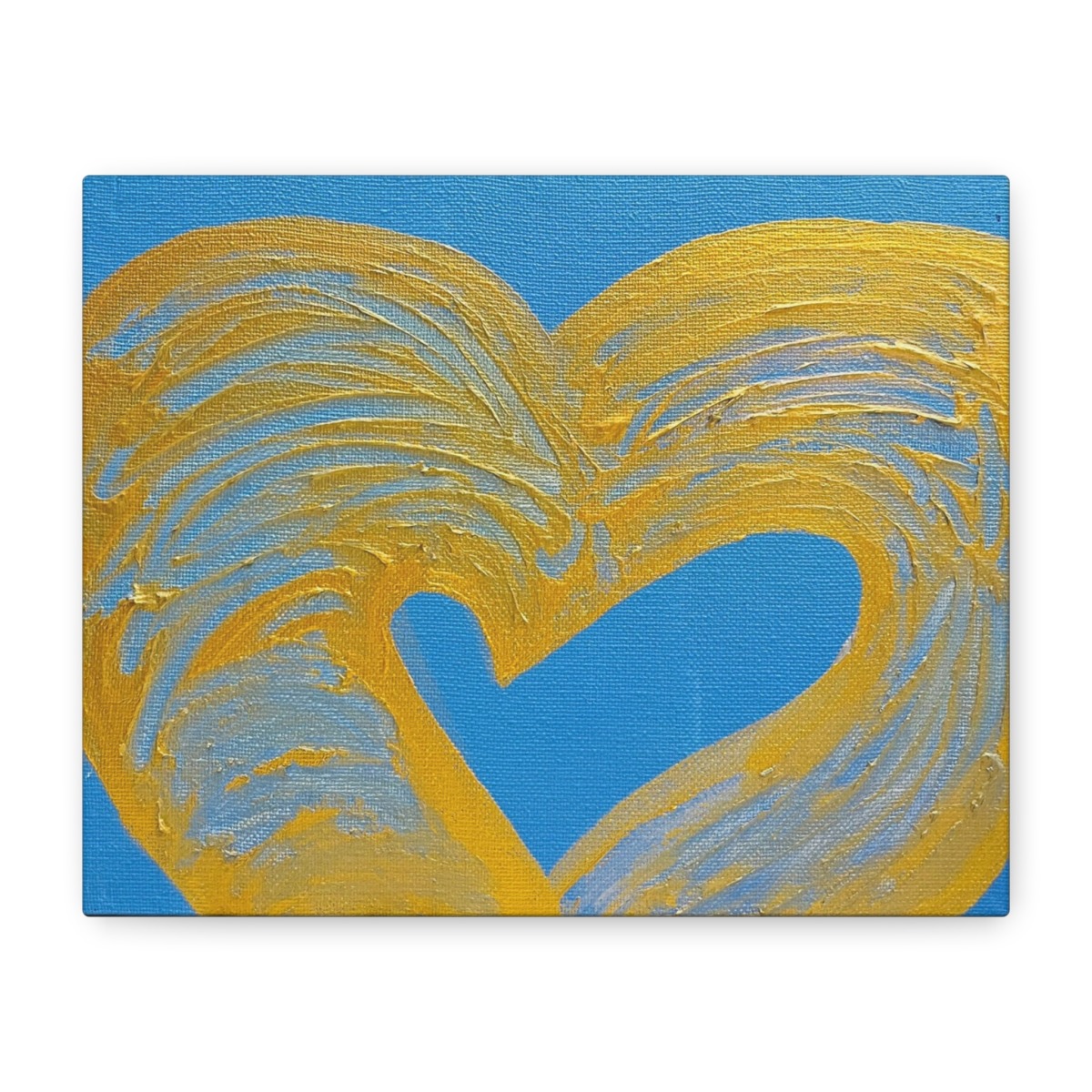 "Gold Heart" by Michelle Valentine - Canvas Print - Image 2