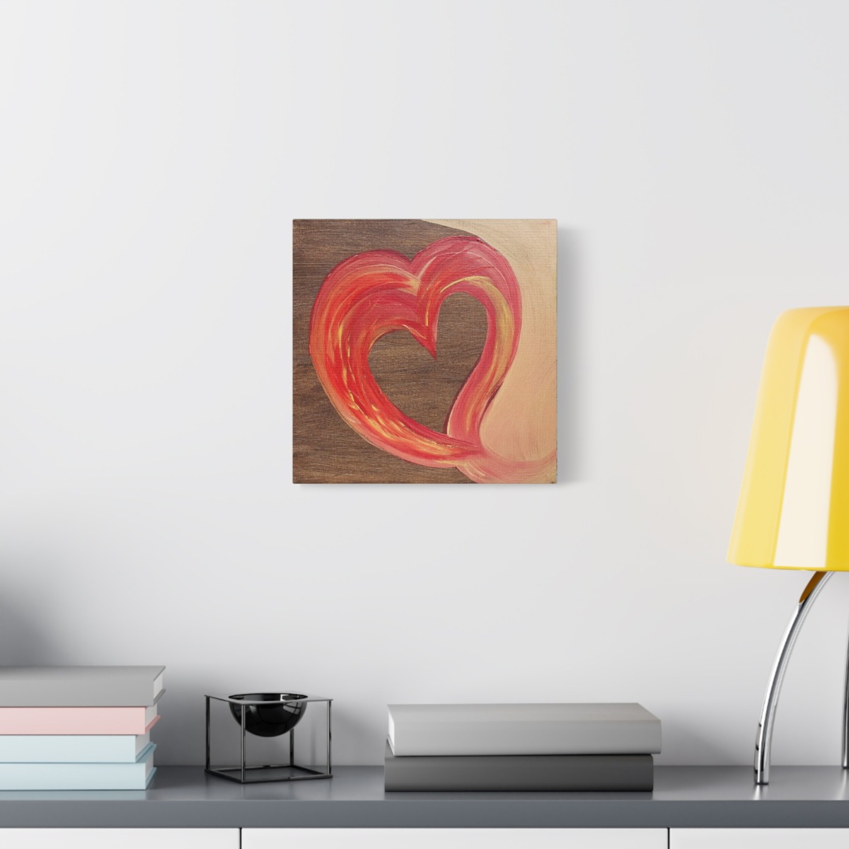 "Wooden Heart" by Michelle Valentine - Canvas Print - Image 3