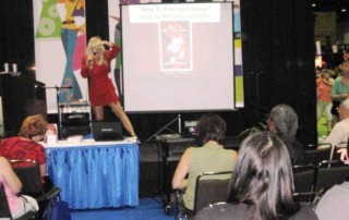 Michelle Valentine speaking stage SWS