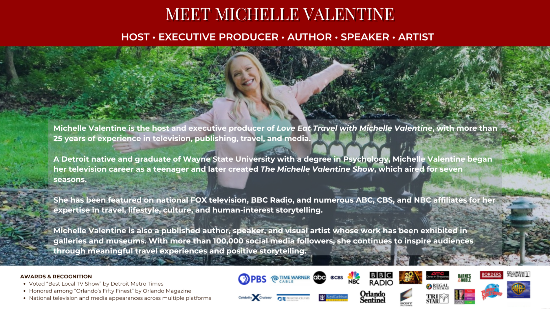 Who is Michelle Valentine About