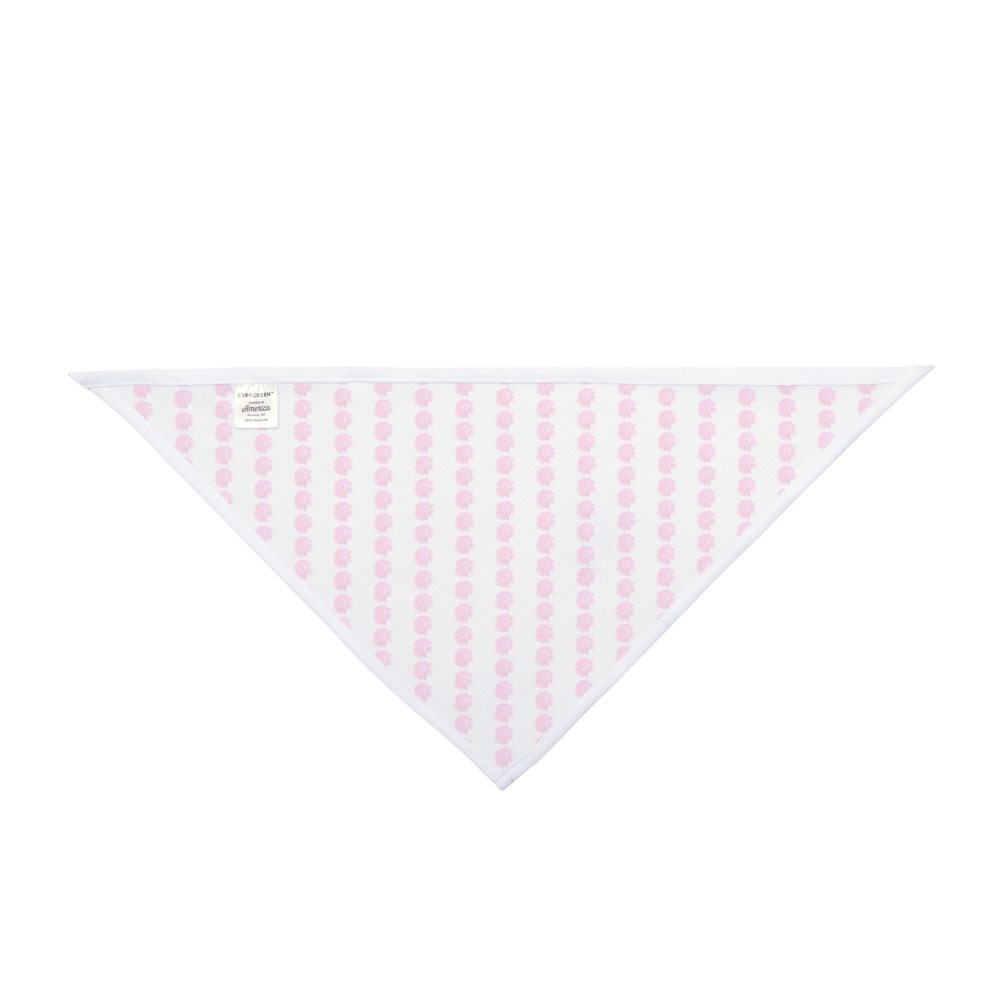Triangle Scarf “Pink Poof” - Image 4