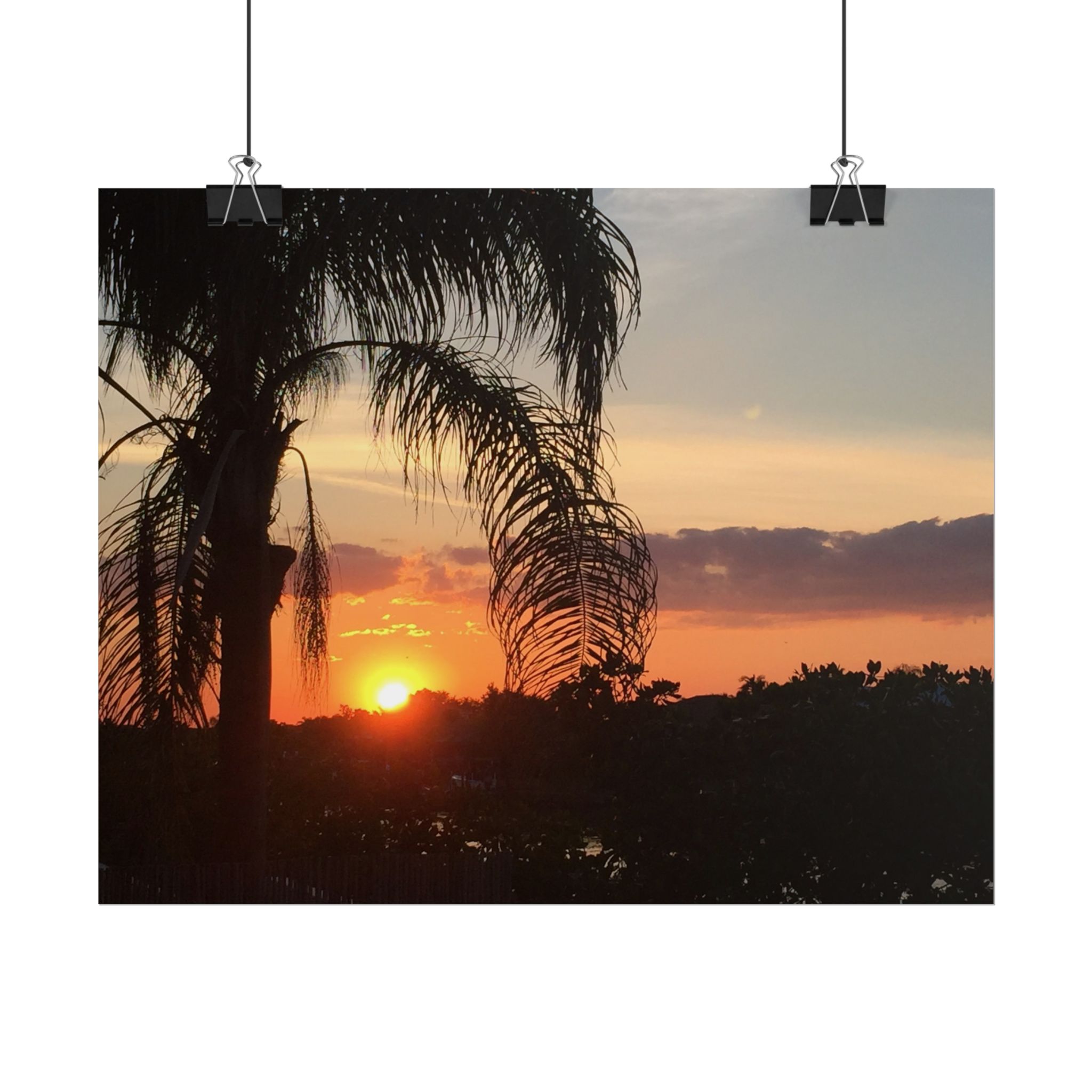 Poster "Deck Sunset"