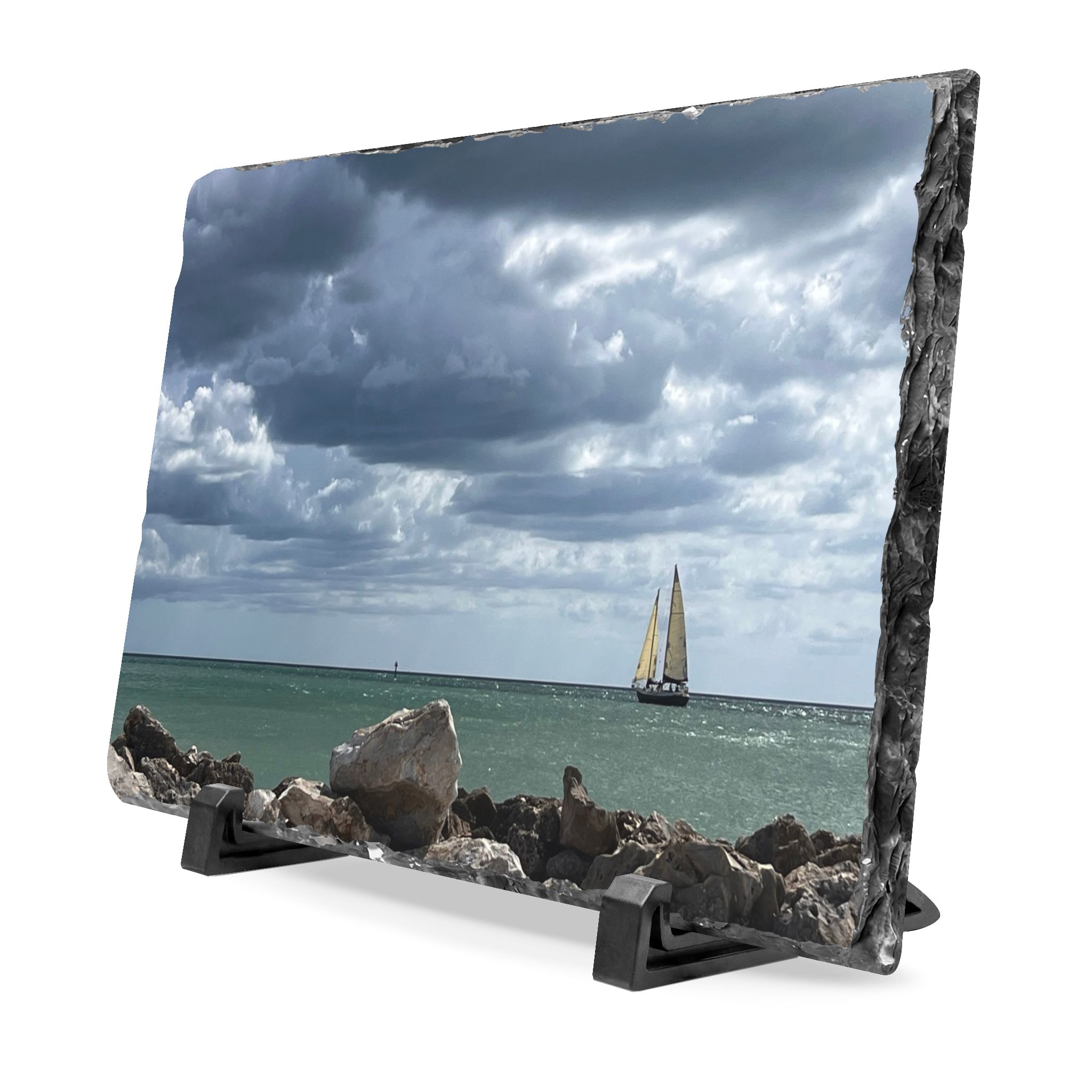 Slate Art "Storm Sailing" - Image 3
