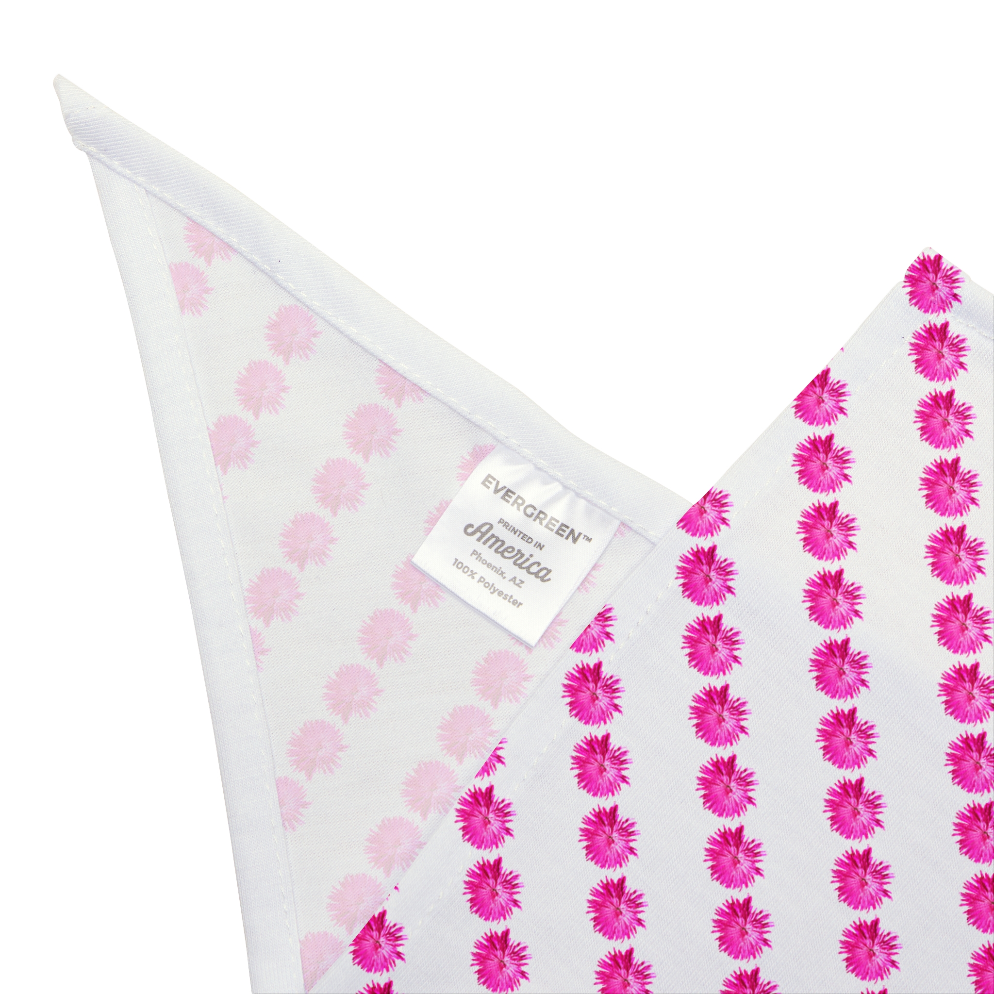 Triangle Scarf “Pink Poof” - Image 3