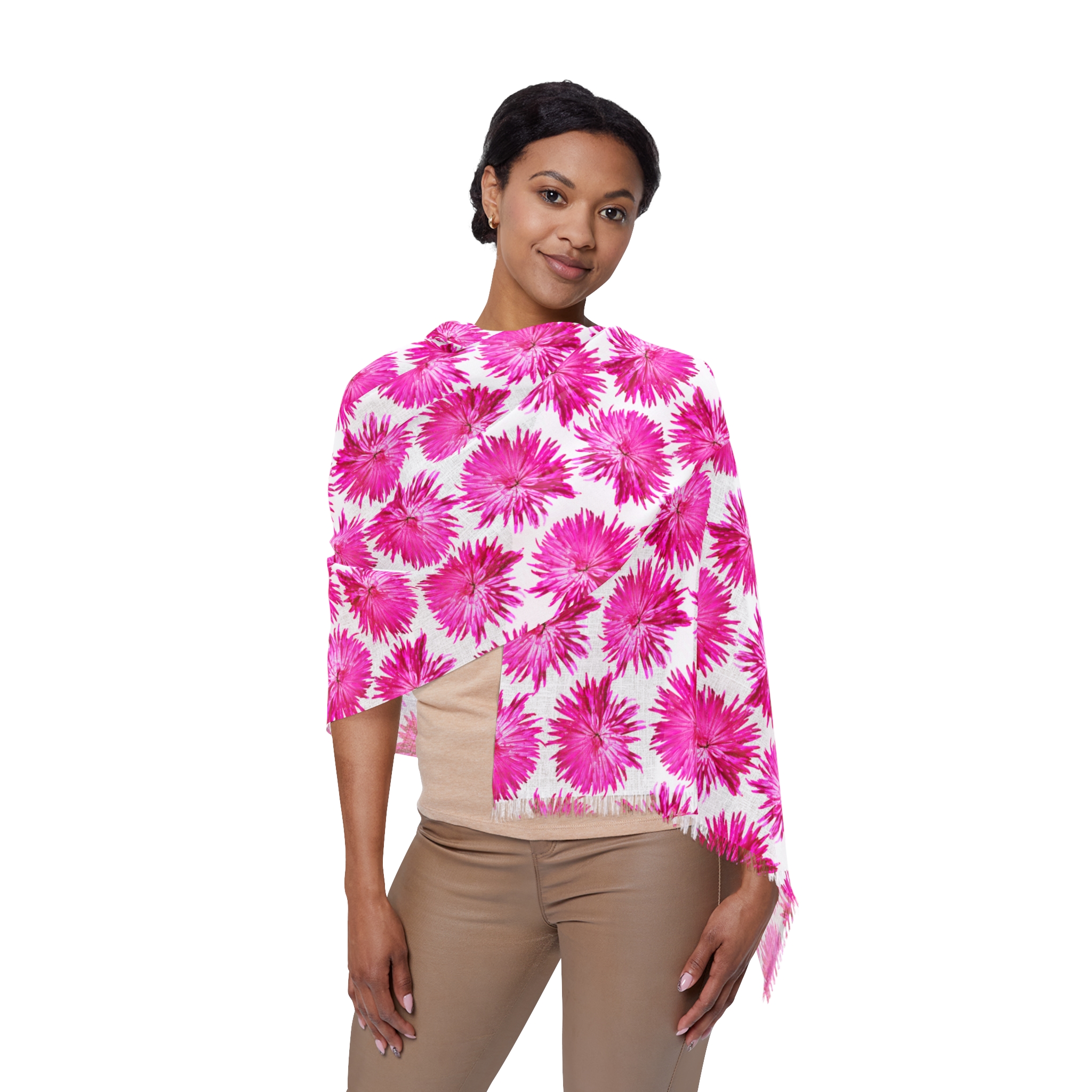 Scarf “Pink Poof” - Image 5